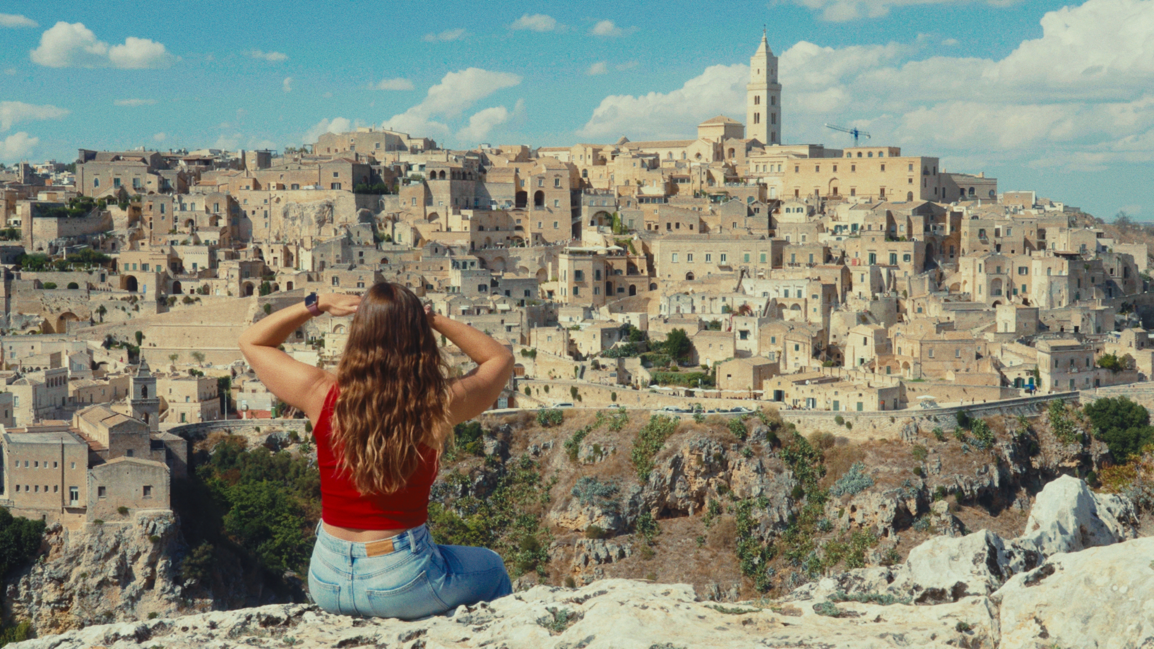 Travel portrait in Barcelona